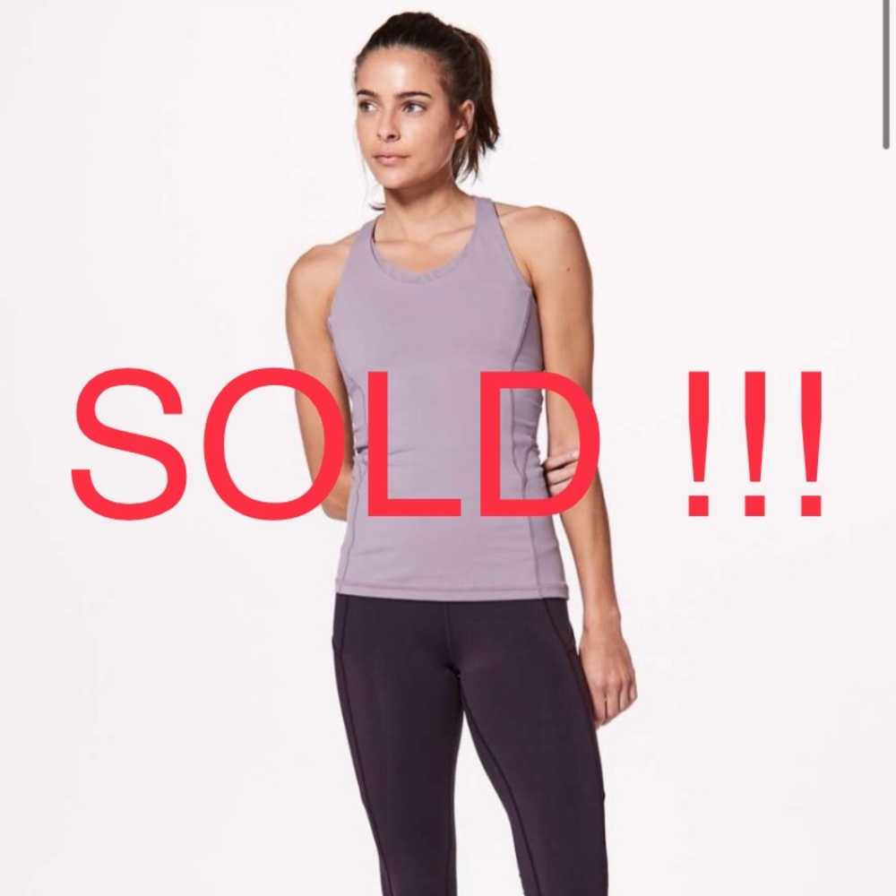 NWT / Lululemon Stash N Run Tank / Size 6